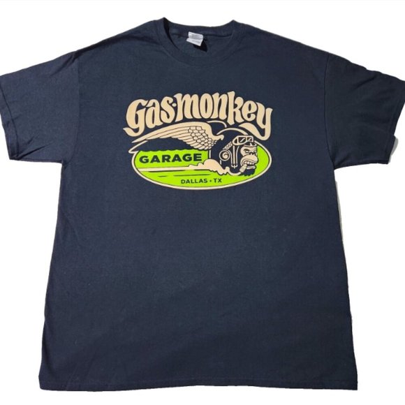 Gas Monkey Garage Shirt Men's XL Short Sleeve Crew Neck T Shirt Black Gi… - Picture 1 of 10